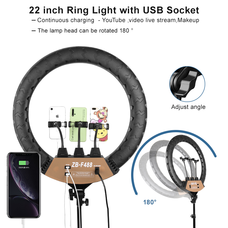 22inch Ring lamp Dimmable Ring – обзор и цена Webcam Ring Light