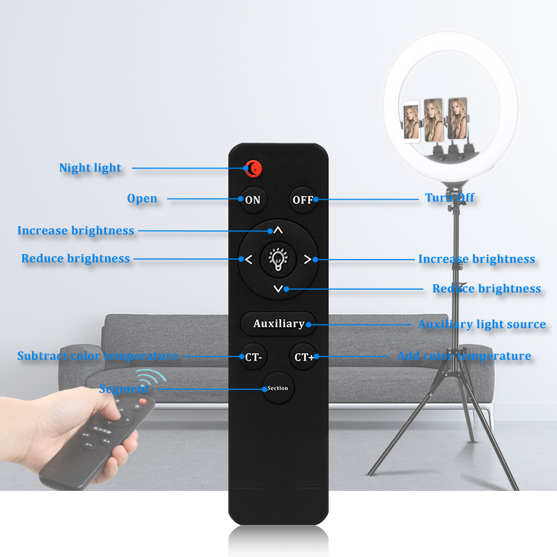 22inch Ring lamp Dimmable Ring – обзор и цена Webcam Ring Light