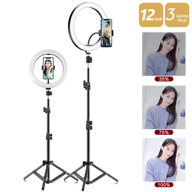 LED Round Lamps Dimmable Ring  – обзор и цена Webcam Ring Light