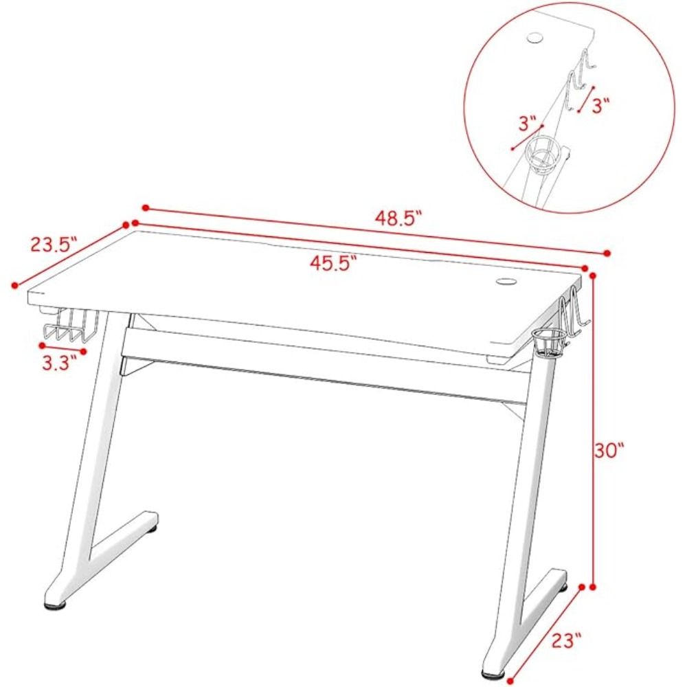 Gaming Desk, Z Shaped Ergonomi – обзор и цена Esports Gaming Mouse Pad