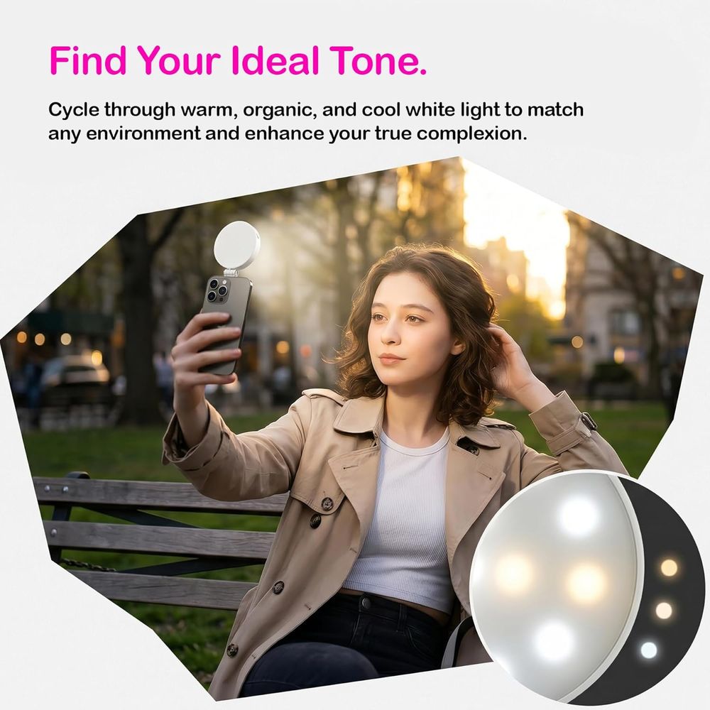Rechargeable LED Ring Light wi – обзор и цена Webcam Ring Light