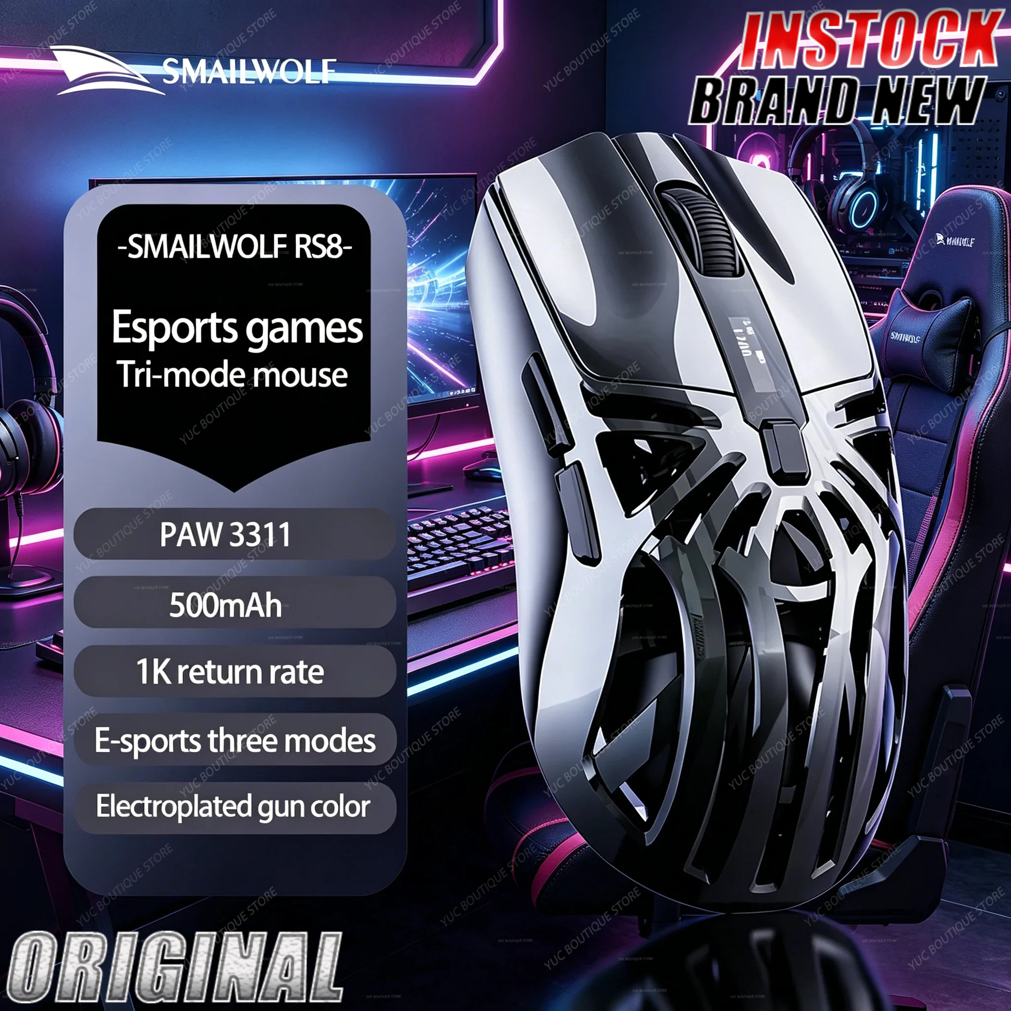 Brand Name　SmailWolf RS8 Bluet – обзор и цена Esports Gaming Brands