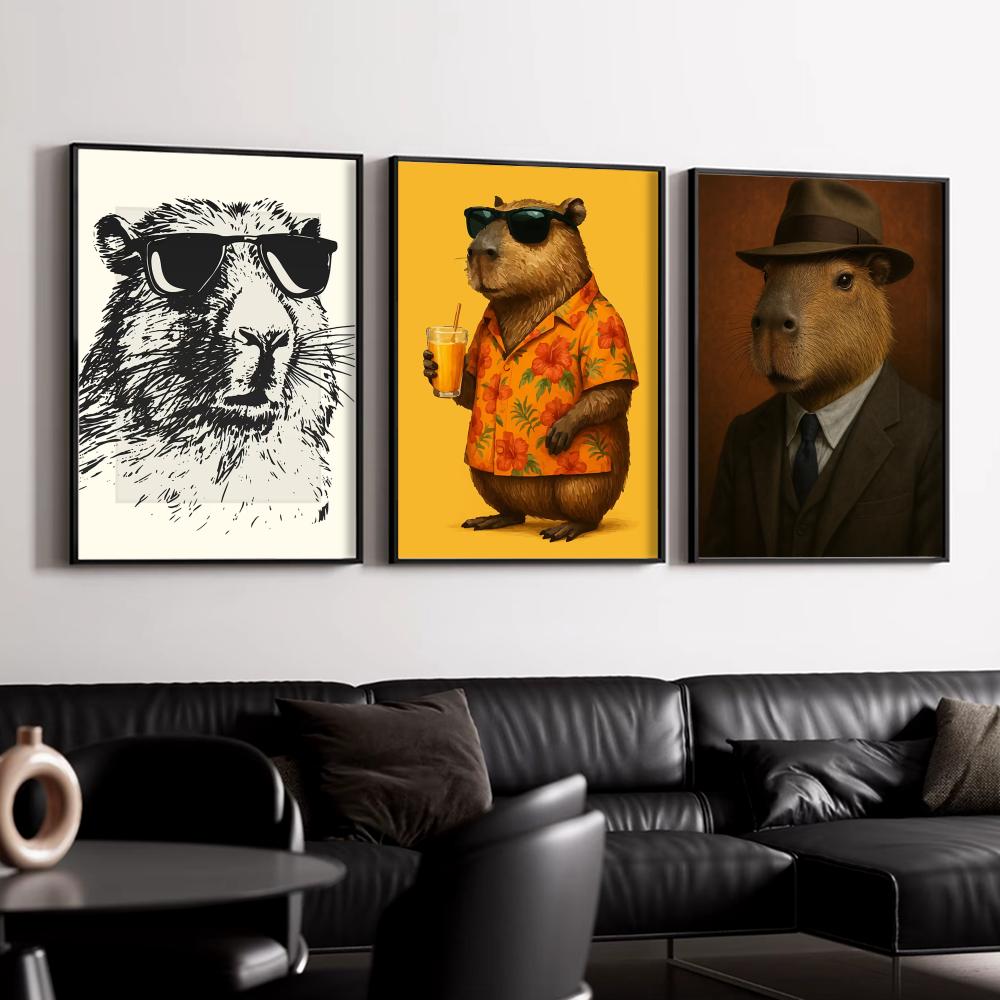 Sunglasses Capybara Print Wall – обзор и цена Esports And Gaming Lounge