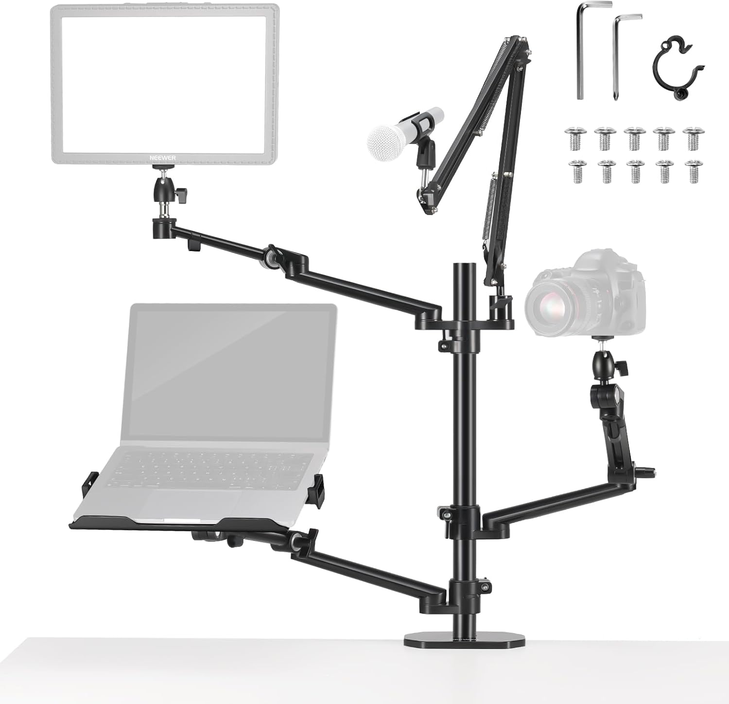 Overhead Camera Stand Desk Mou – обзор и цена Webcam Ring Light