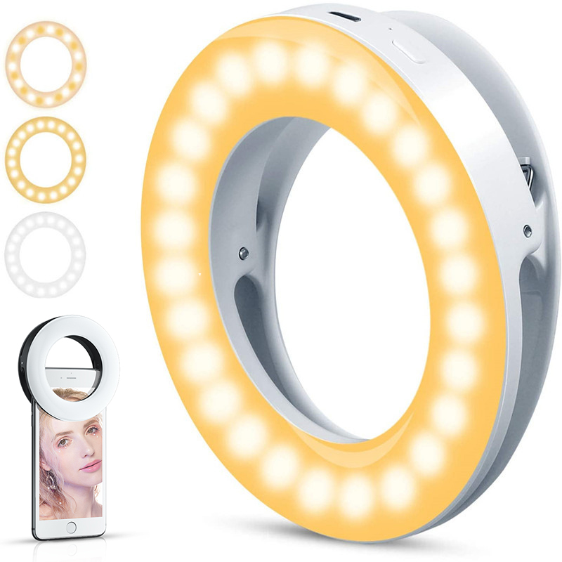 Upgrade 3200K-6500K LED Clip R – обзор и цена Webcam Ring Light
