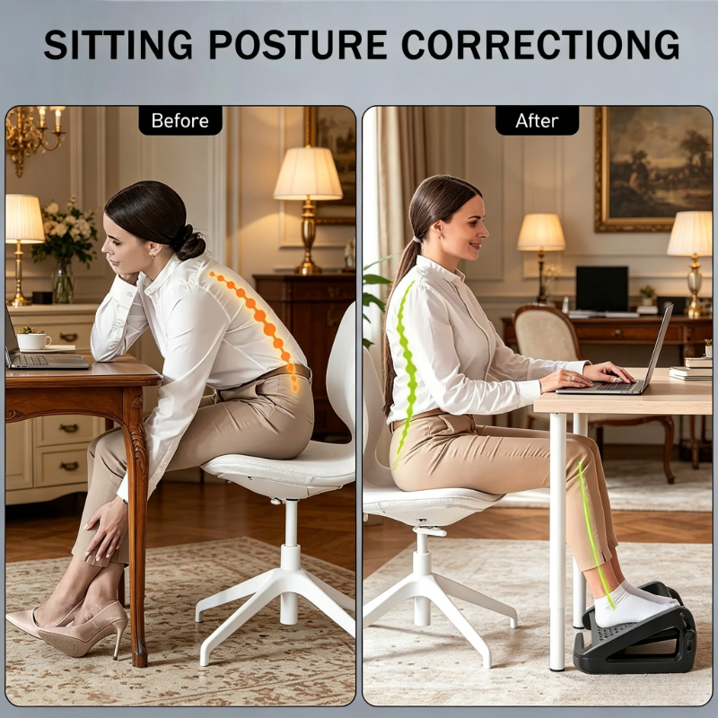 White Triangle Adjustable Foot – обзор и цена Footrest Under Desk
