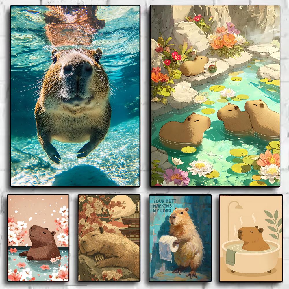 Healing Capybara Poster Art Po – обзор и цена Esports And Gaming Lounge
