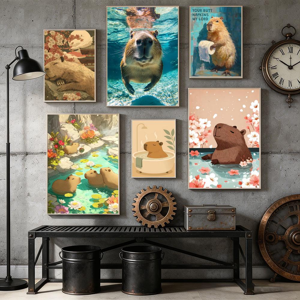 Healing Capybara Poster Art Po – обзор и цена Esports And Gaming Lounge