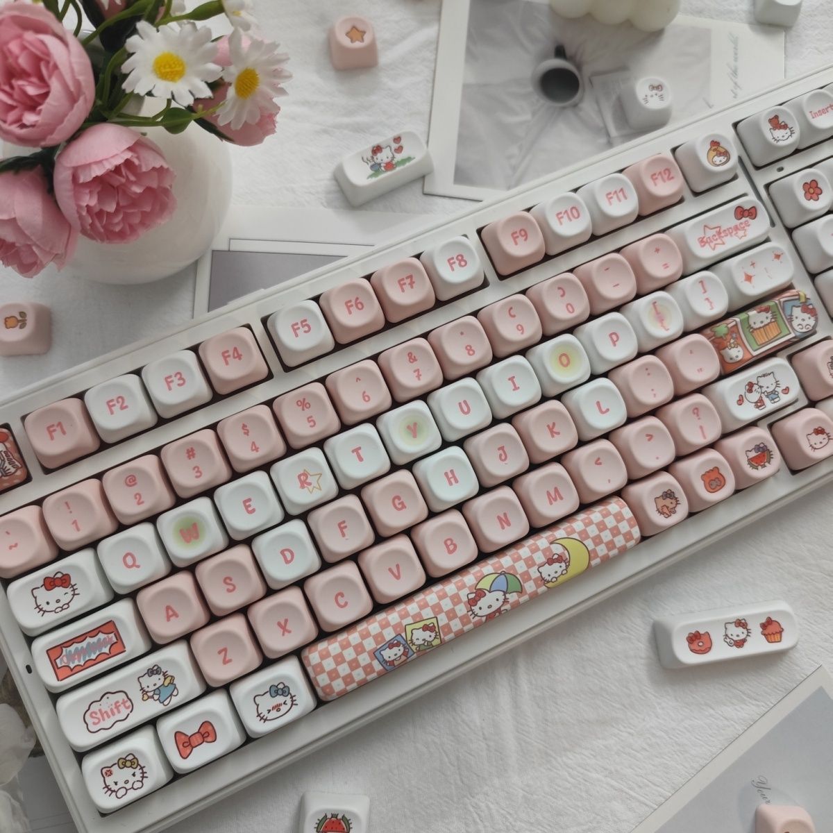 Anime Sanrio Hello Kitty Keyca – обзор и цена Esports Gaming Keyboard