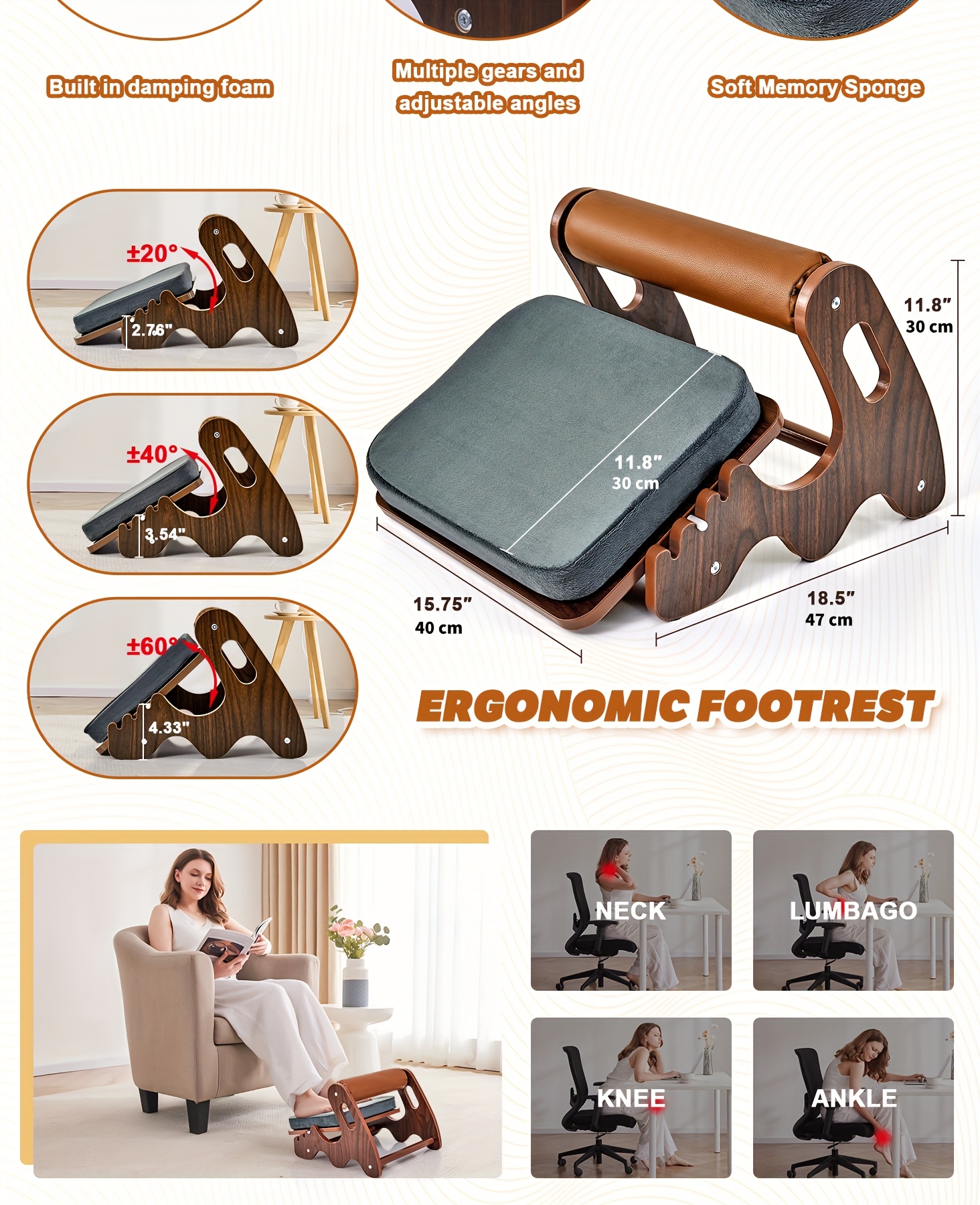 Foot Rest For Under Desk At Wo – обзор и цена Footrest Under Desk