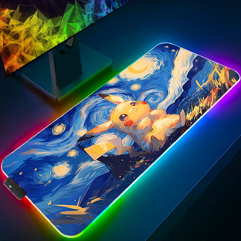 RGB Mouse Pad Pokemon Pikachu  – обзор и цена Esports Gaming Mouse Pad