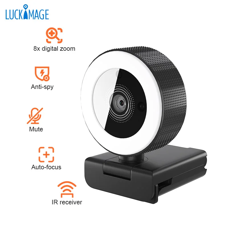 Best Seller Auto Focus Web Cam – обзор и цена Webcam Ring Light