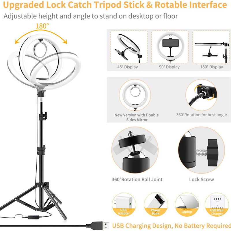 16/26/33cm Selfie Ring Light P – обзор и цена Webcam Ring Light