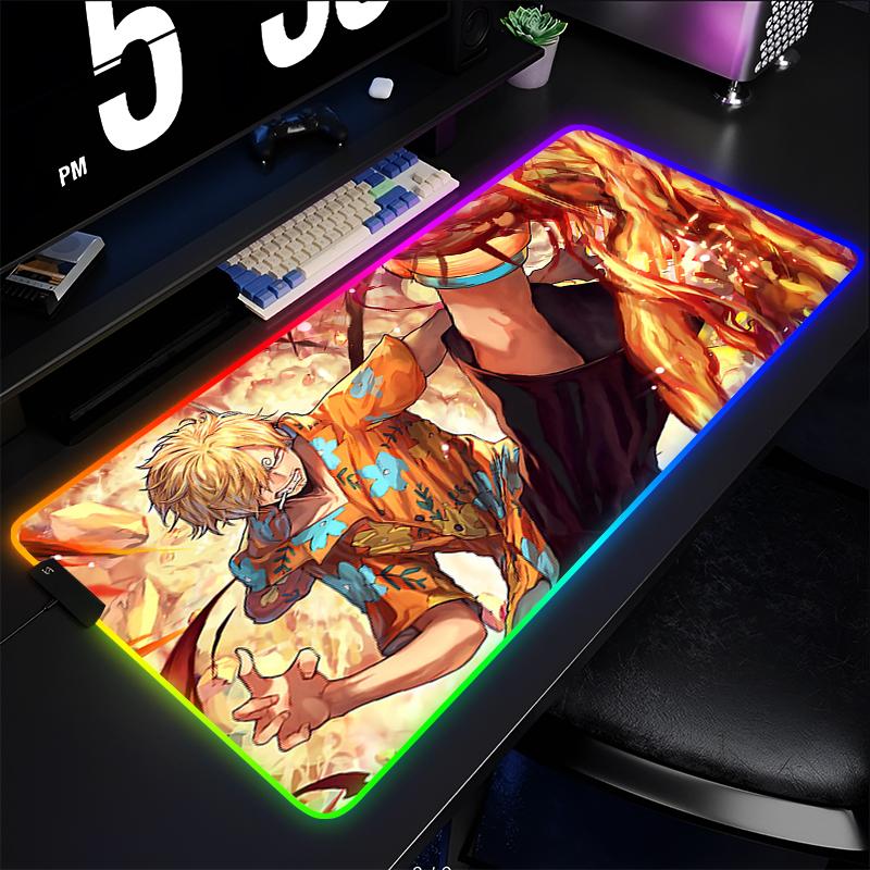 RGB Anime Mouse pad one piece  – обзор и цена Esports Gaming Mouse Pad