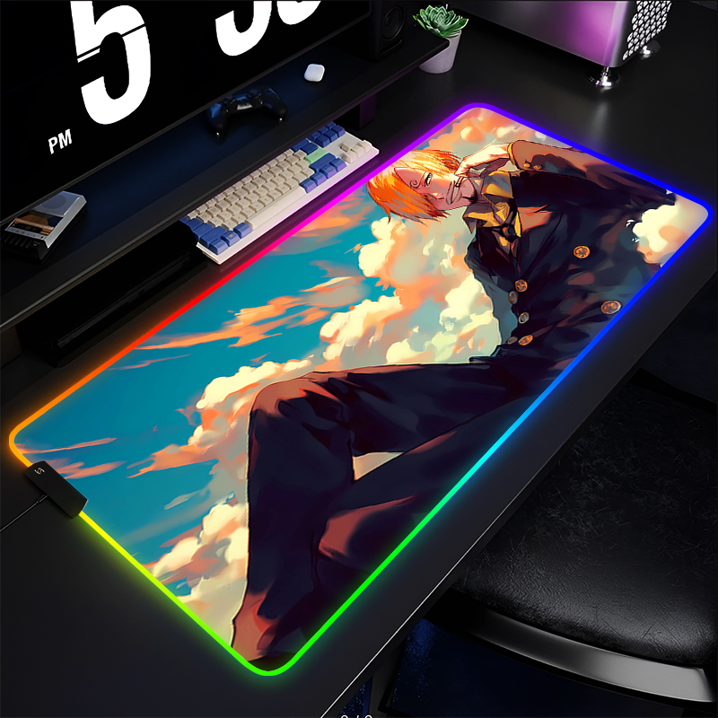 RGB Anime Mouse pad one piece  – обзор и цена Esports Gaming Mouse Pad