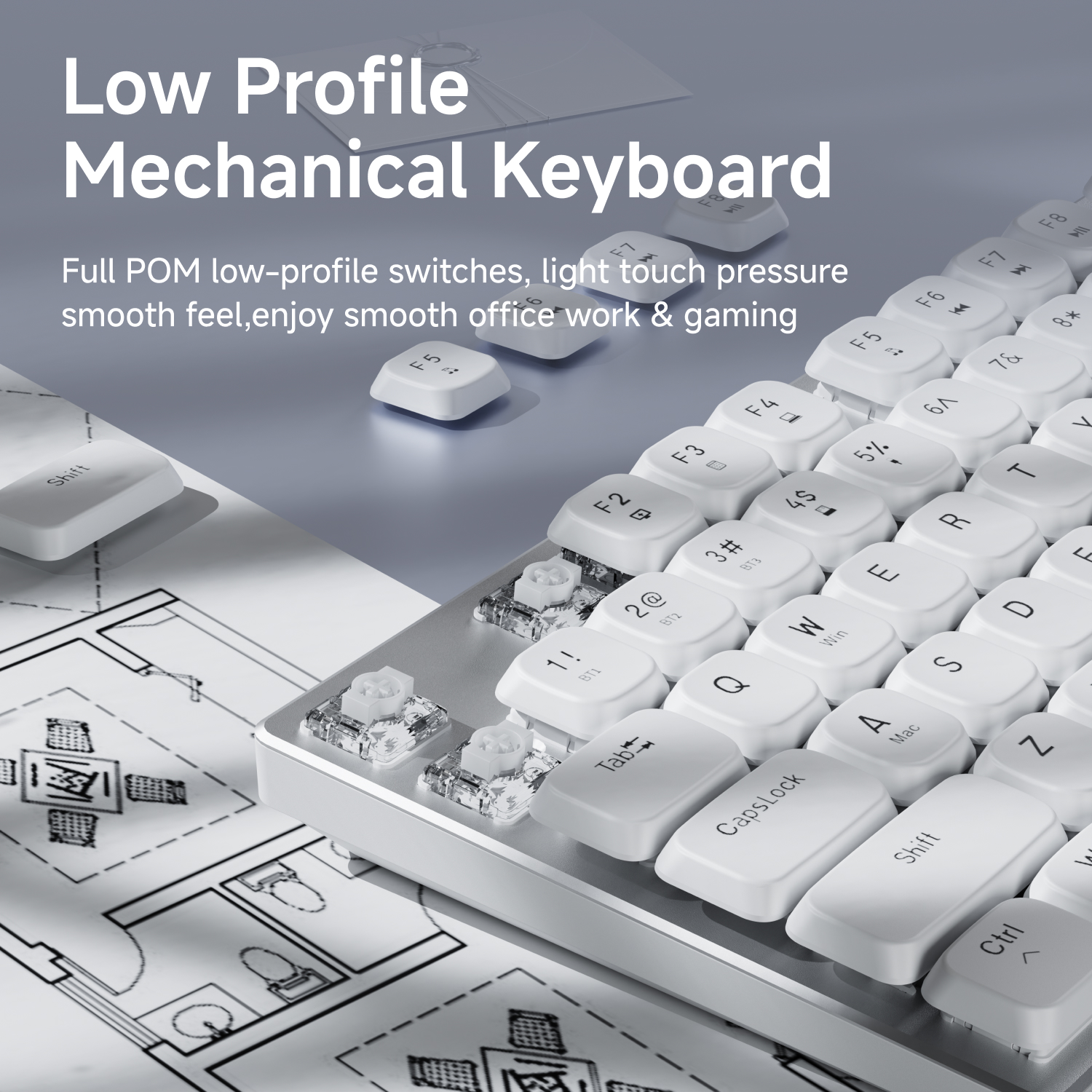 EWEADN Wireless Low-Profile Me – обзор и цена Esports Gaming Keyboard