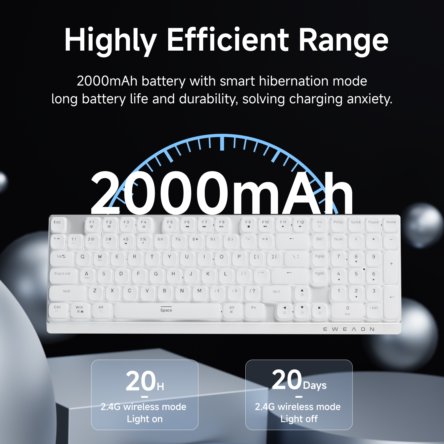 EWEADN Wireless Low-Profile Me – обзор и цена Esports Gaming Keyboard
