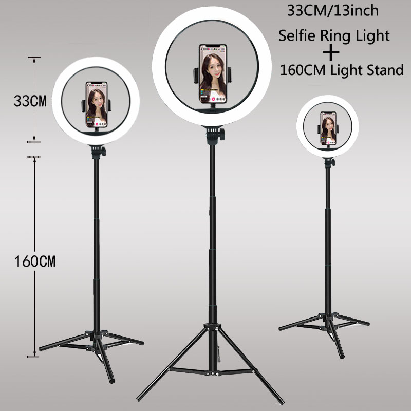 26 33CM Video Lights Dimmable  – обзор и цена Webcam Ring Light