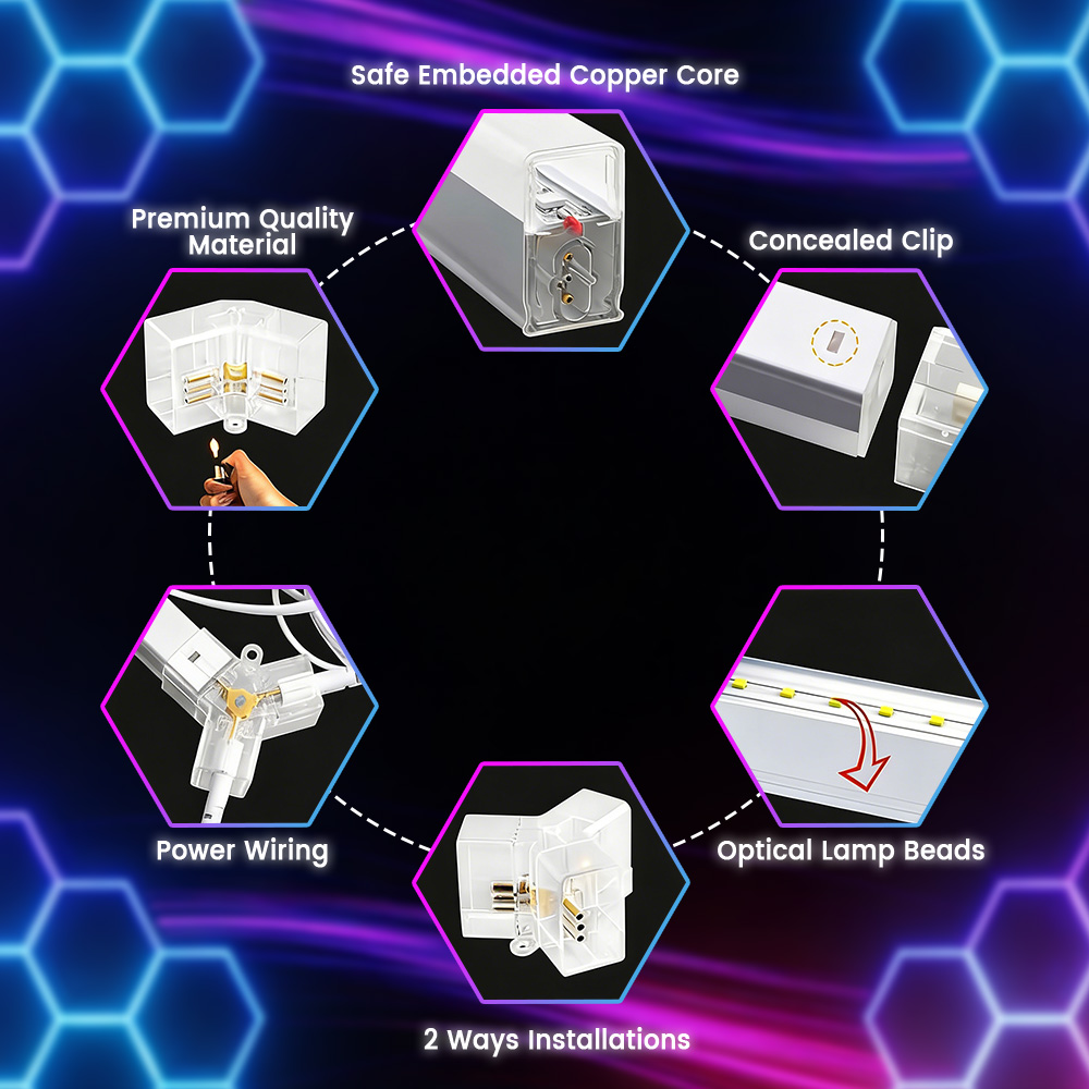 Smart RGB honeycomb hexagonal  – обзор и цена Esports Gaming Remote