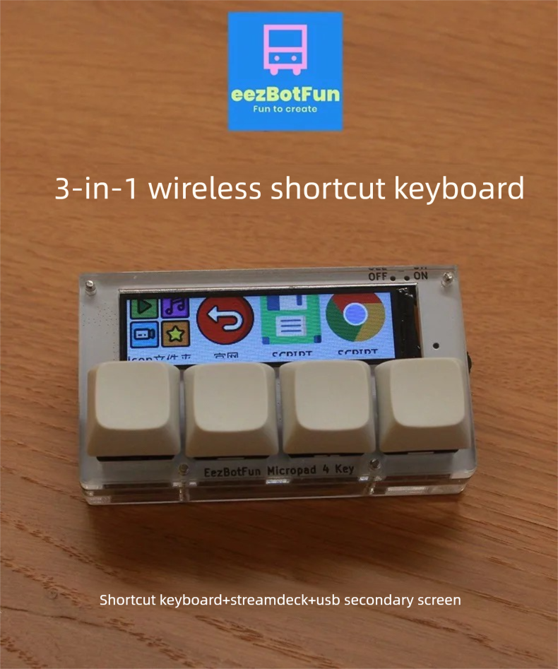 Micropad 4 Key - Wireless Prog – обзор и цена Elgato Stream Deck