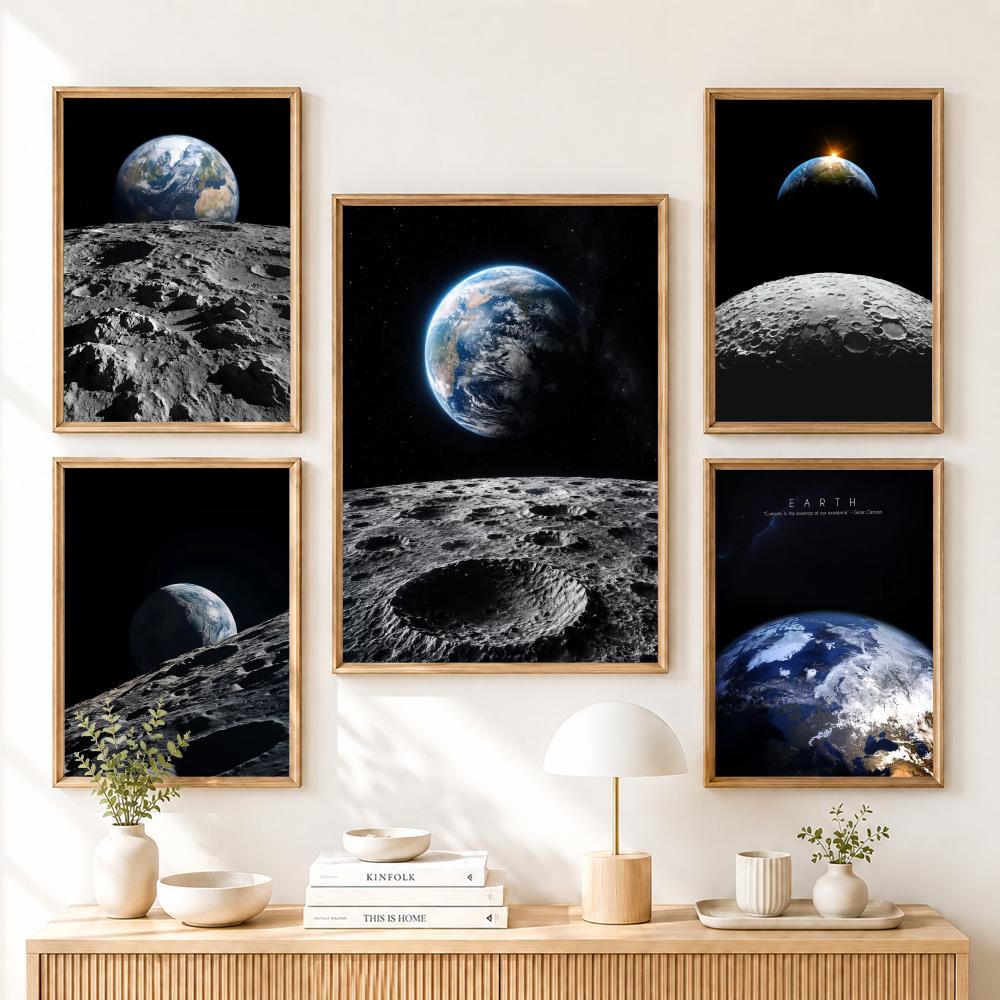 Earth and Moon Painting Canvas – обзор и цена Esports And Gaming Lounge
